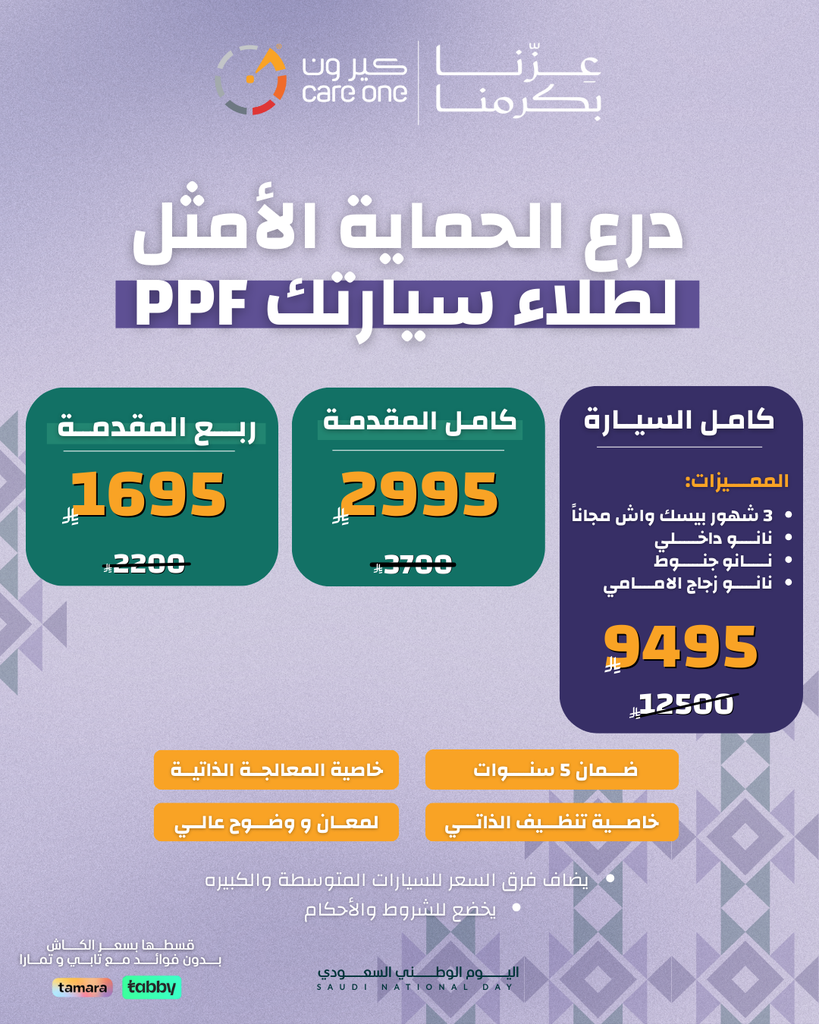 باقة فلم حماية الطلاء - ربع المقدمة